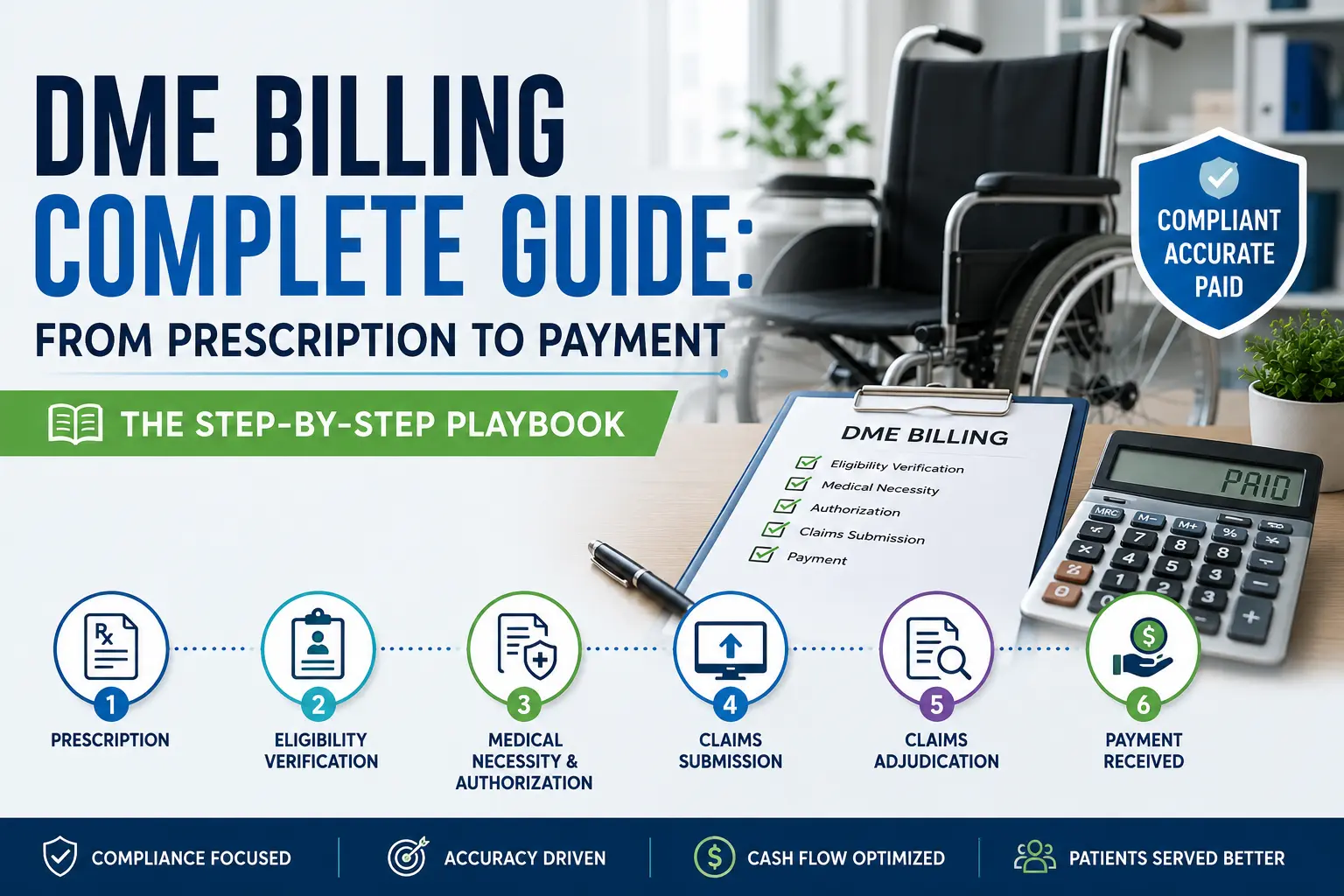 DME Billing Complete Guide From Prescription to Payment (The Step-by-Step Playbook)