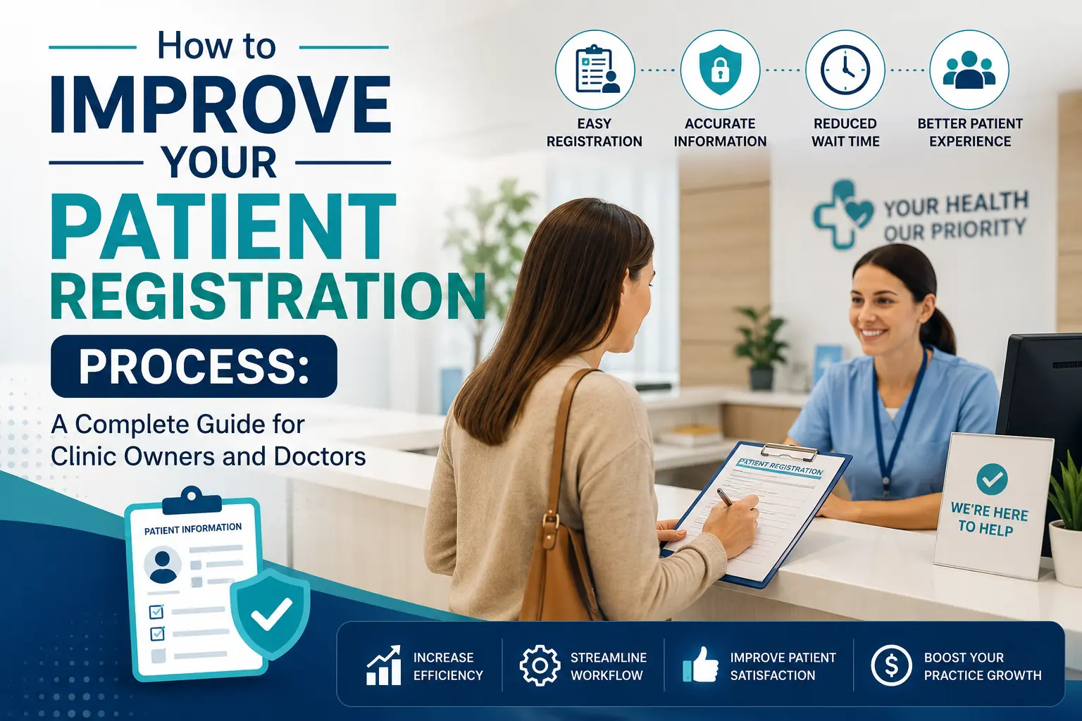 How to Improve Your Patient Registration Process A Complete Guide for Clinic Owners and Doctors
