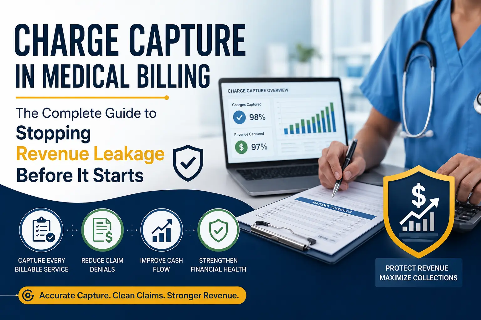 Charge Capture in Medical Billing The Complete Guide to Stopping Revenue Leakage Before It Starts