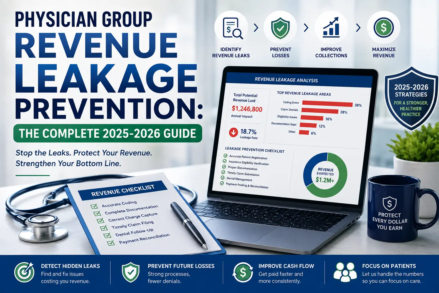 Physician Group Revenue Leakage Prevention The Complete 2025-2026 Guide
