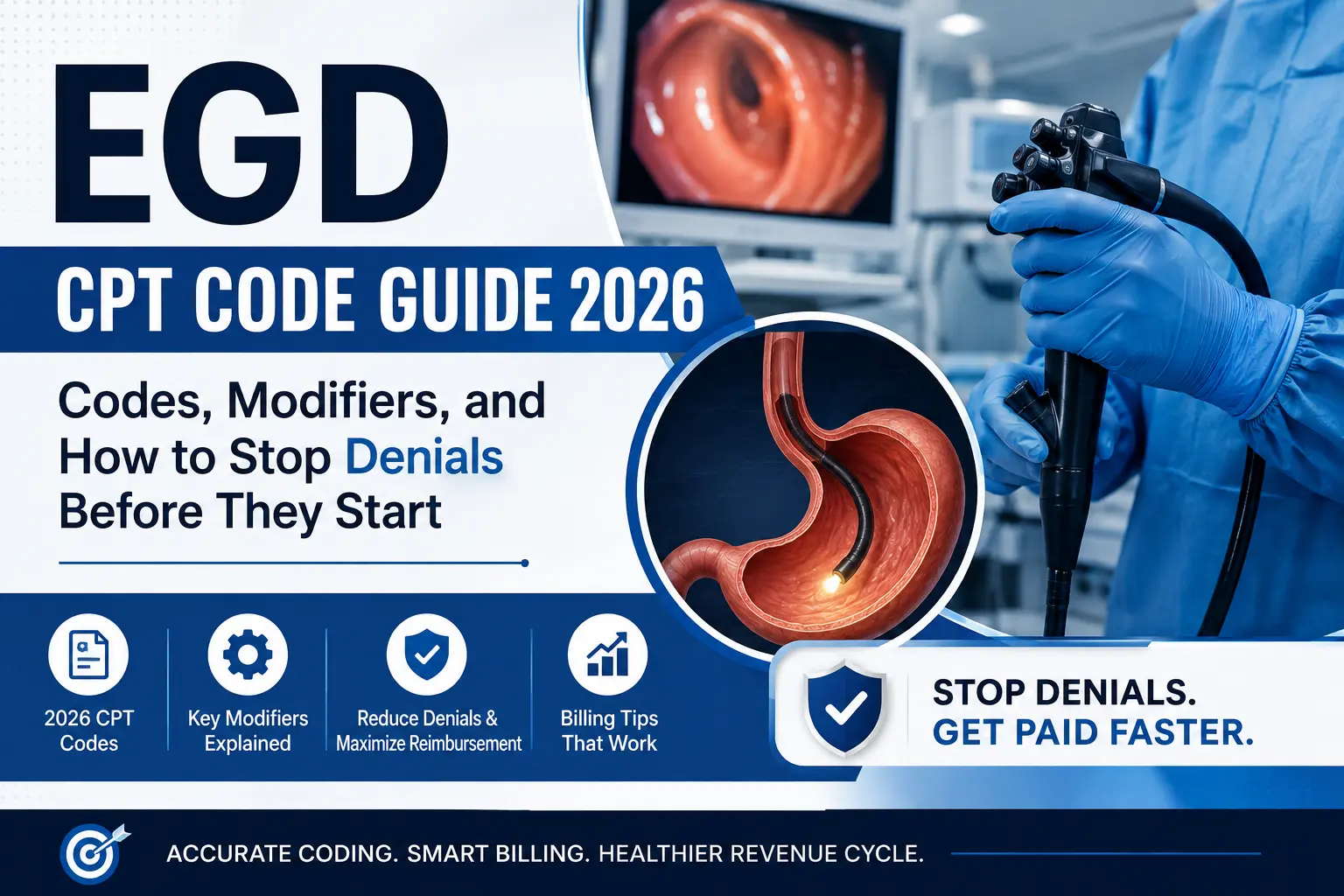 EGD CPT Code Guide 2026 Codes, Modifiers, and How to Stop Denials Before They Start